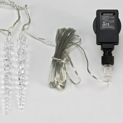 Christmas icicle light chain 40 LEDs 10.5m