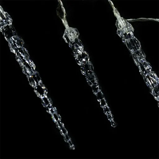 Christmas icicle light chain 40 LEDs 10.5m