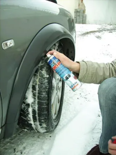 Snowgrip tire spray - indispensable in winter
