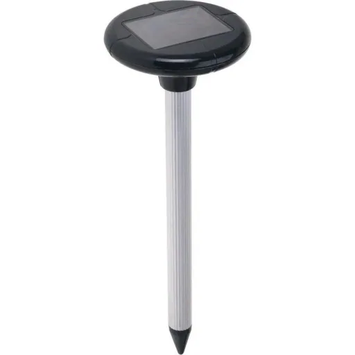 Pro Garden Mollen Deterrent Solar Led 44.5 x 15.5 cm Abs Silver