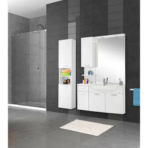Fabulous bathroom furniture Hoekmodel right 100cm