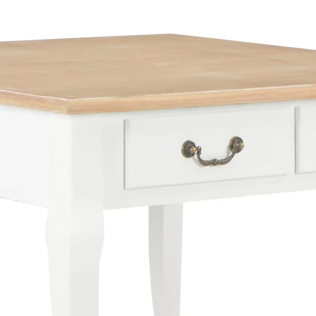 Coffee table 80x80x50 cm wood white
