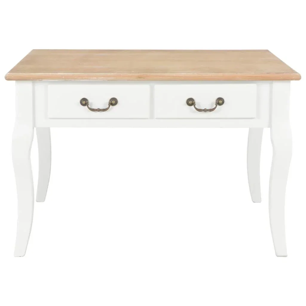 Coffee table 80x80x50 cm wood white