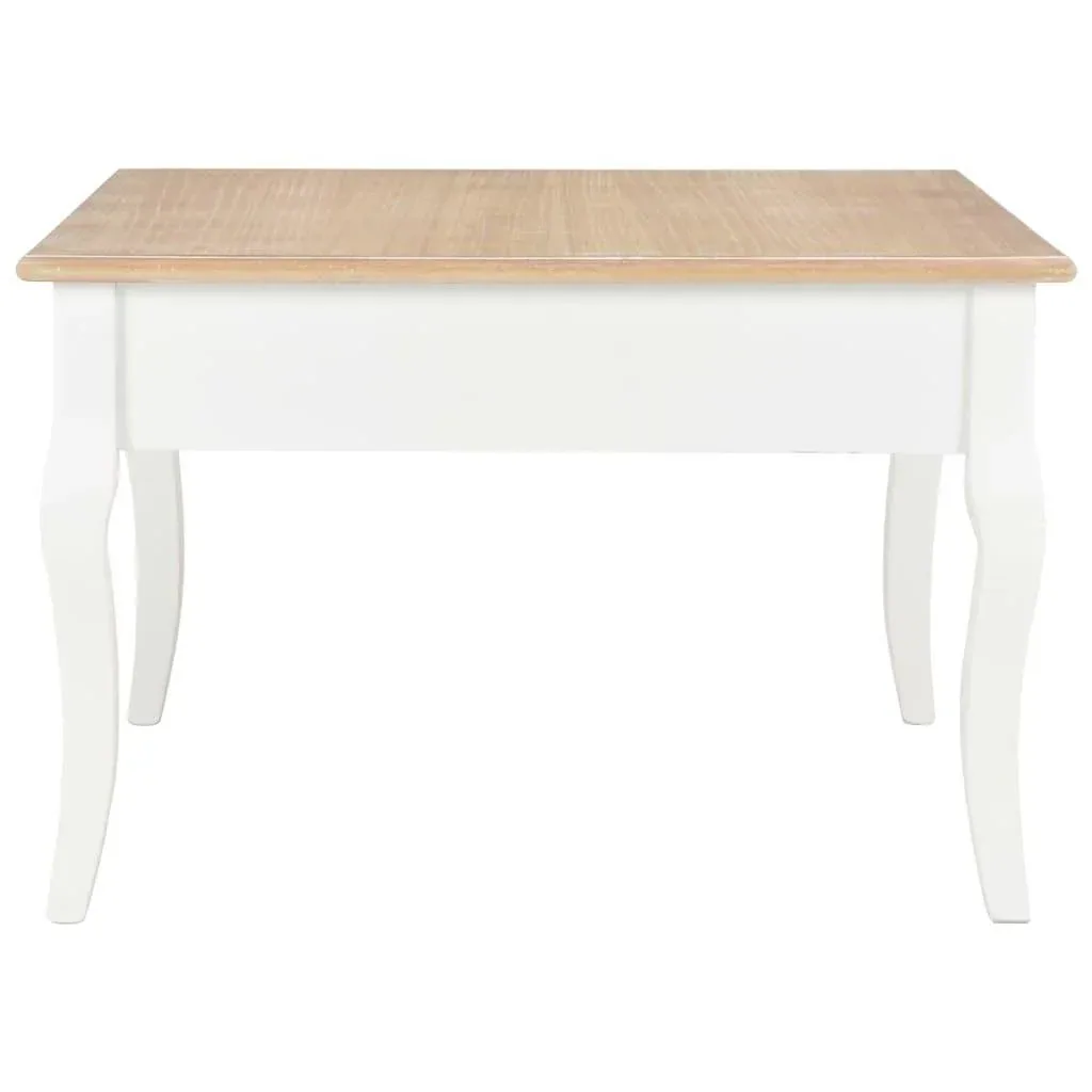 Coffee table 80x80x50 cm wood white