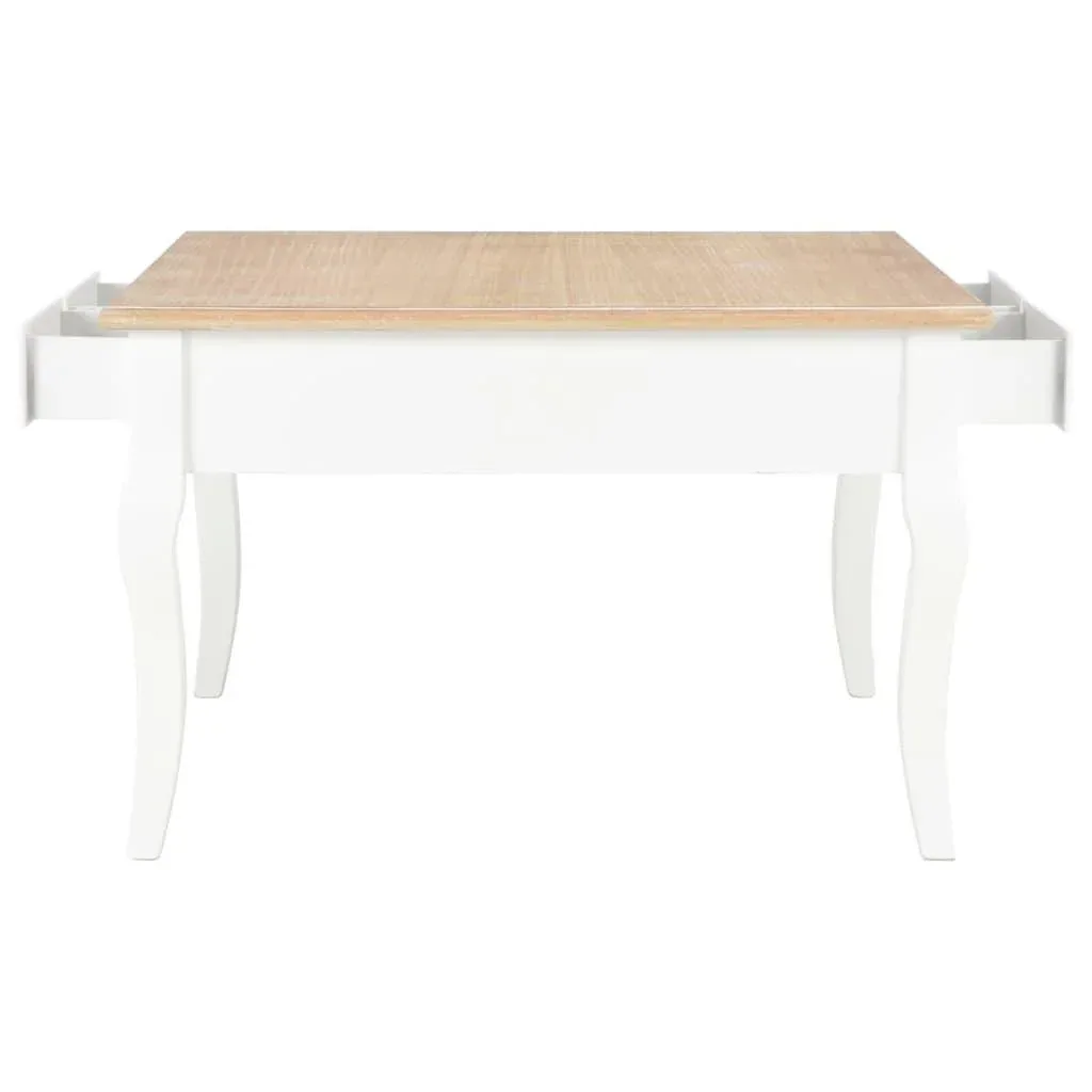 Coffee table 80x80x50 cm wood white