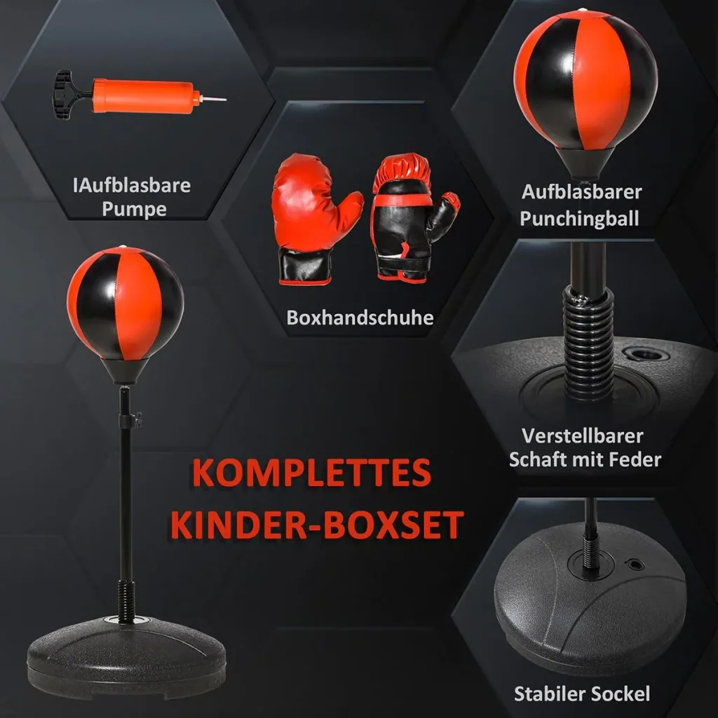 Boxing set boxing stand for children punching