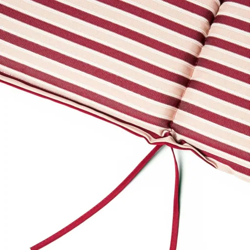 Garden chair cover 6 pieces Vanamo red and white striped with envelope