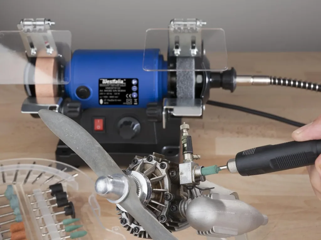 Mini bench grinder WMDSFW120