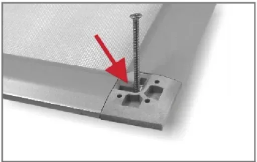 Professional light well cover with aluminum fabric