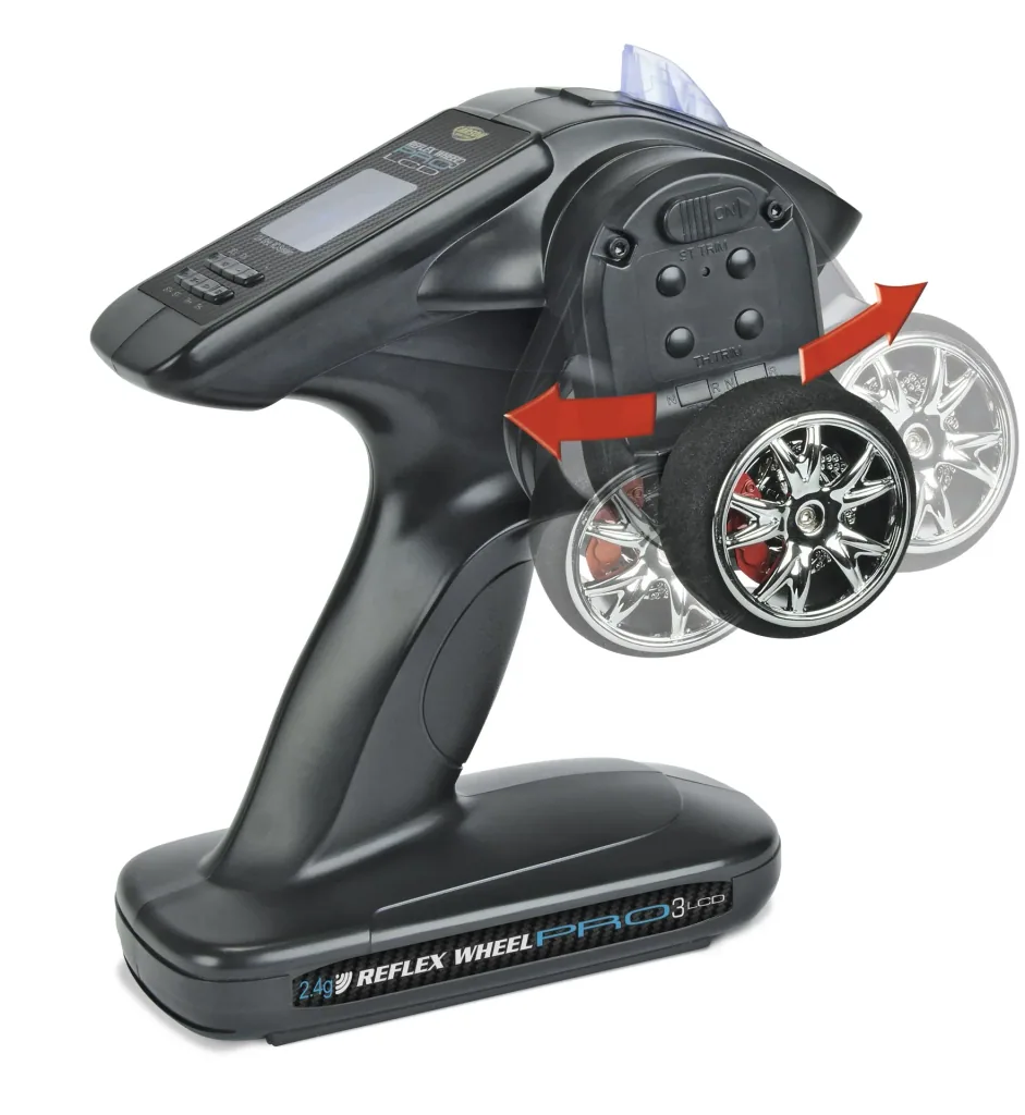 FS 3K Reflex Wheel PRO 3 LCD 2.4G BEC