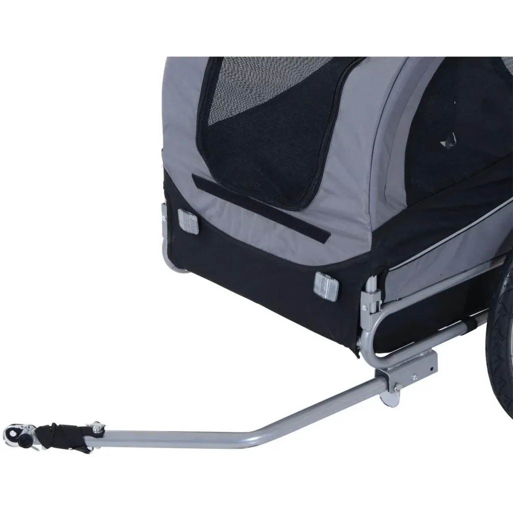 Bicycle trailer for dogs grey