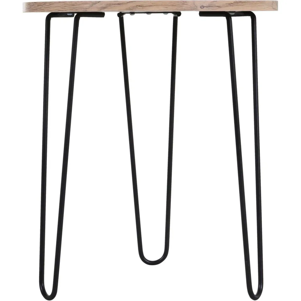 Round side table