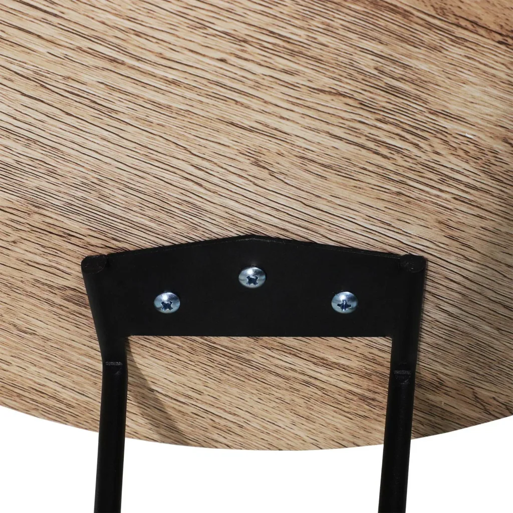 Round side table