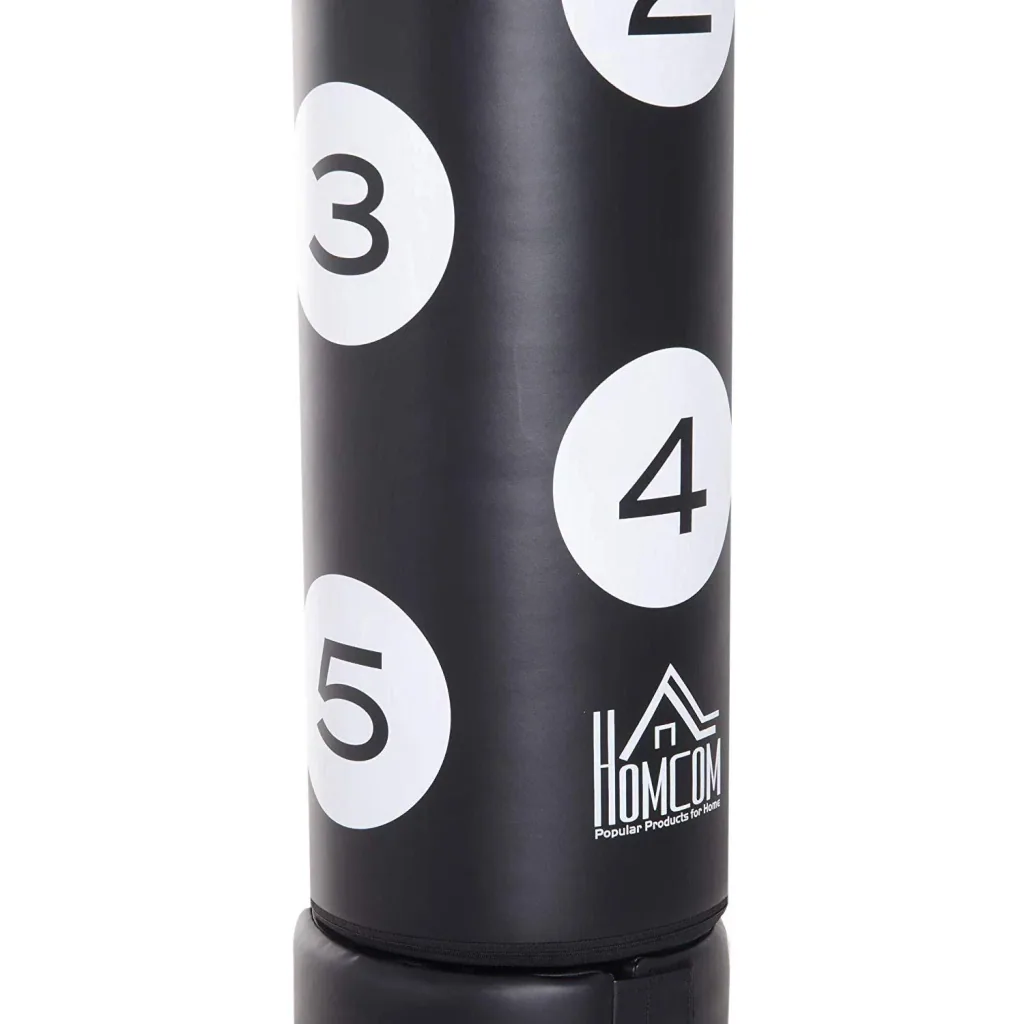 Standing punching bag, boxing dummy, punching bag, training boxing dummy, black