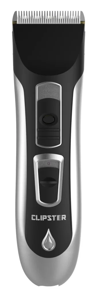 Cordless clipper DropiX waterproof, including accessories