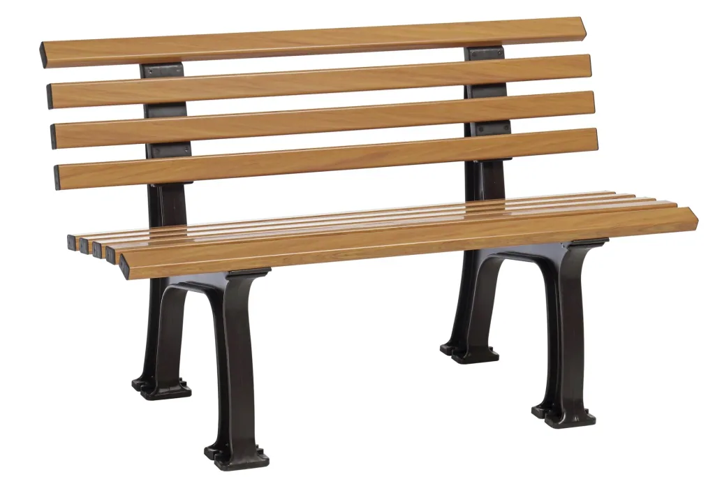 Ibiza wood-look garden bench