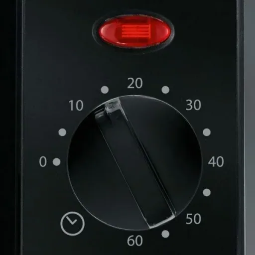 Mini oven - 800 watts - black/silver