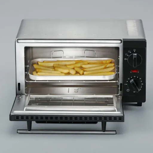 Mini oven - 800 watts - black/silver