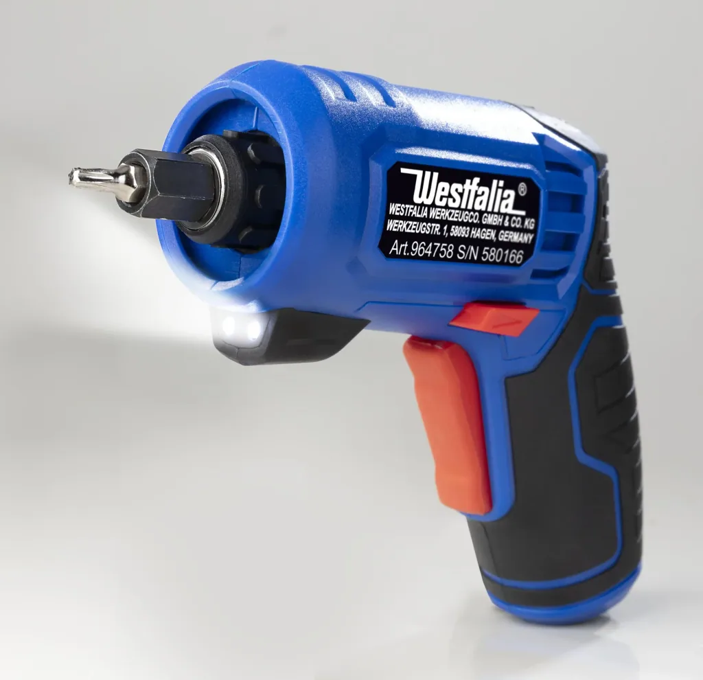 3.6 Volt battery multi-tool including XXL accessory set in a case