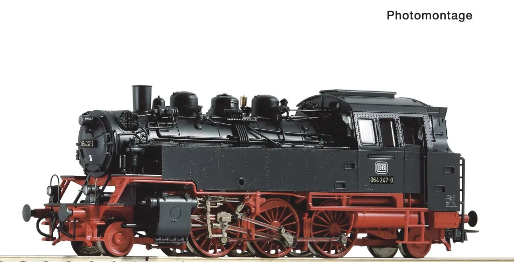 Steam locomotive 064 247 of the Deutsche Bundesbahn, H0, DCC