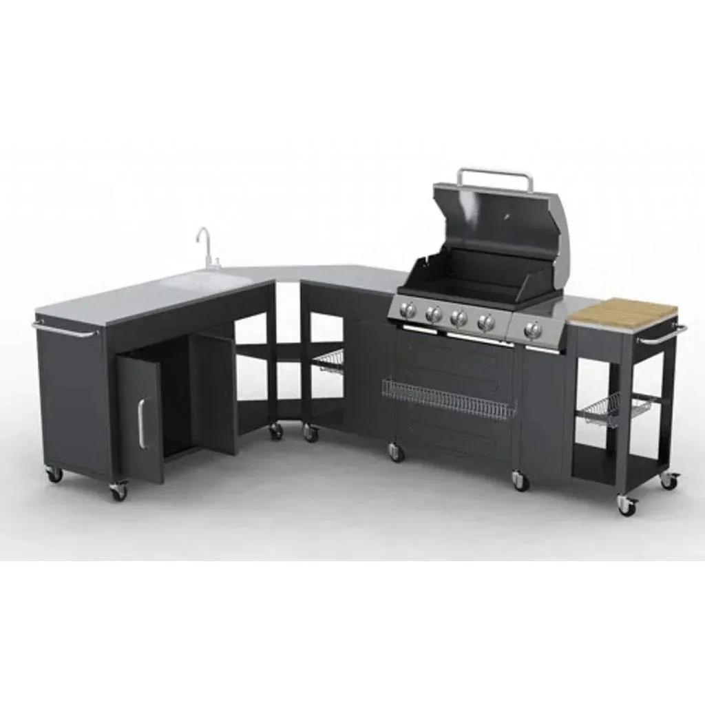 Missouri 4-burner outdoor kitchen