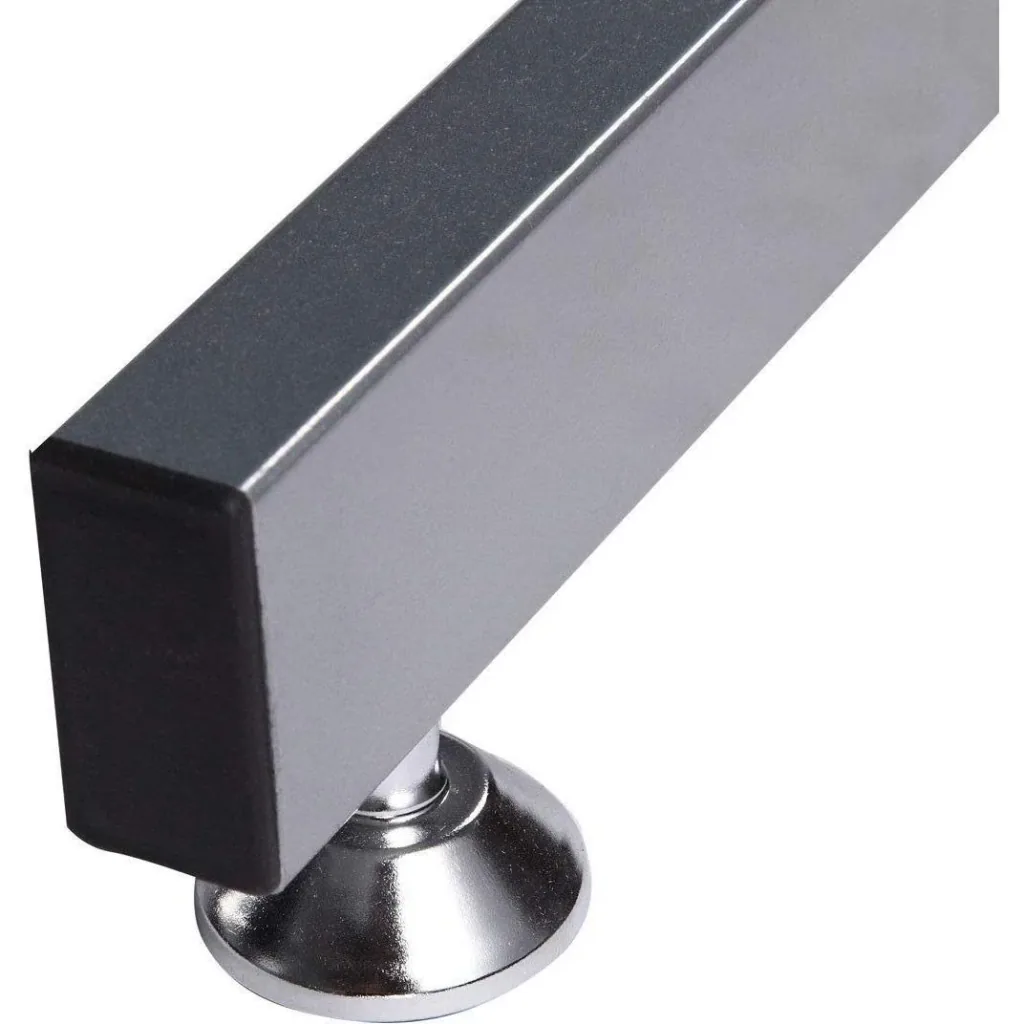 Corner desk with safety glass