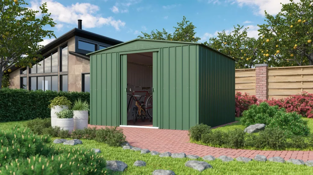 Garden manager Dream 108 tool shed, jade