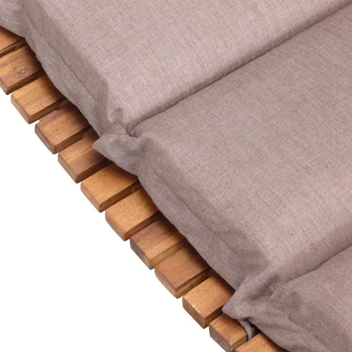 Cushion sauna bed - cream sprinkled - 183x56x7 cm