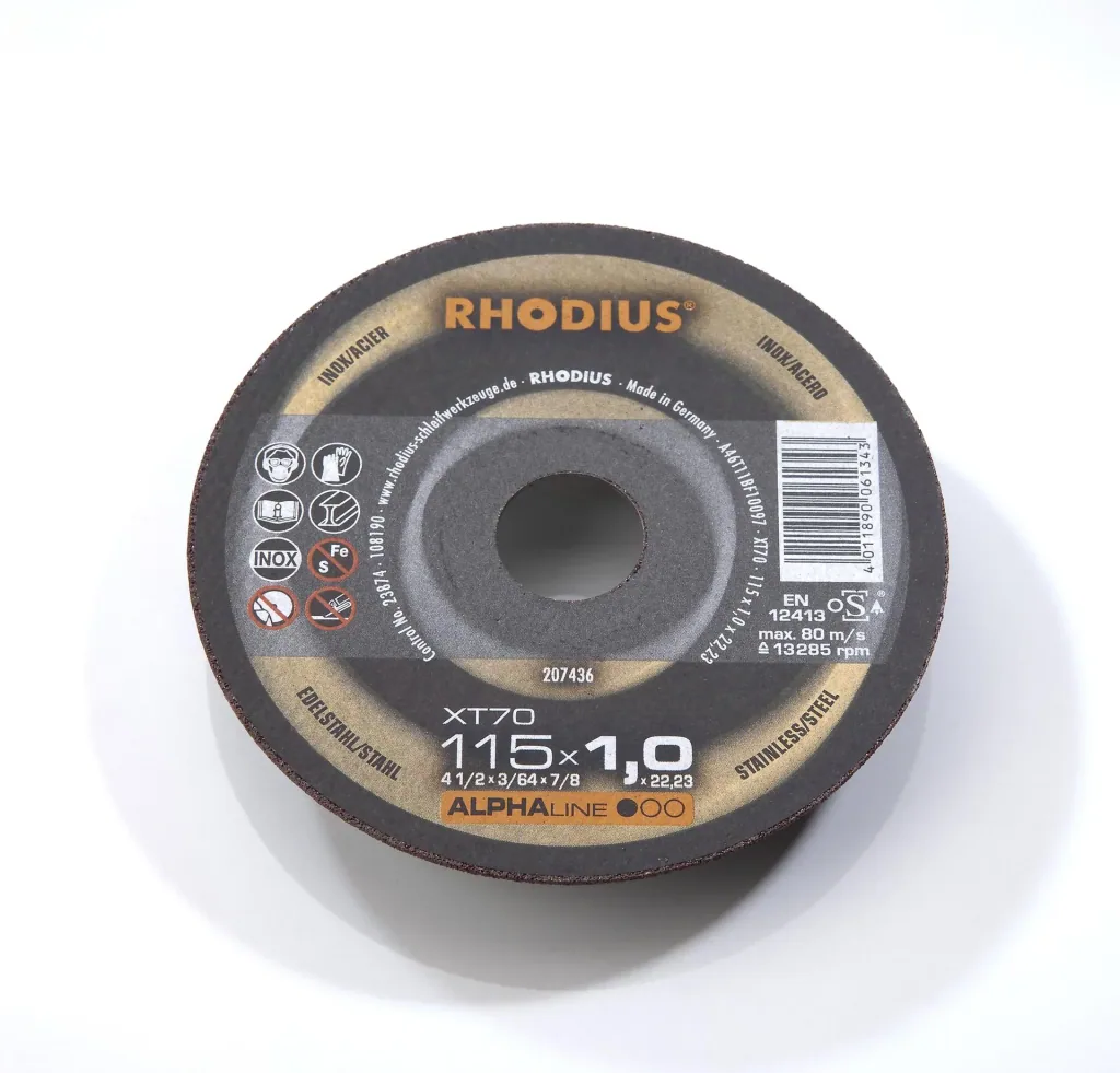 Cutting disc set Alpha Power XT 70 - 115 mm, 10 pcs.