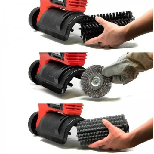 Electric joint brush with 65L garden waste bag - ERB550 3-in-1 - 550W
