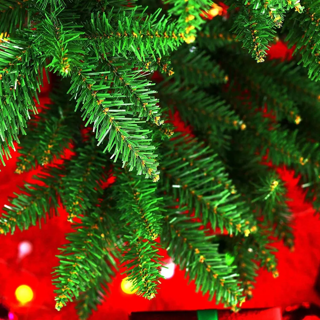 Christmas tree 210cm with metal stand 631 tips green