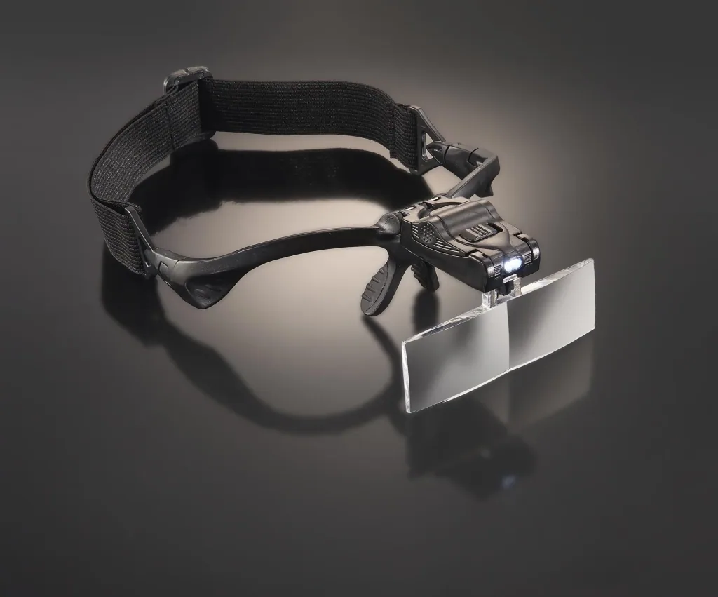 LED magnifying glasses with 5 magnification inserts