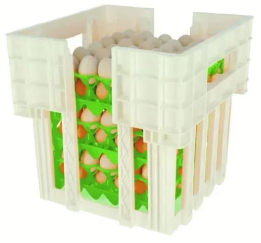 Holder and stacking for eggs