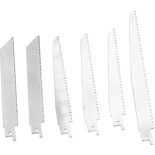 Saw blade set for wood and metal - 6 pieces