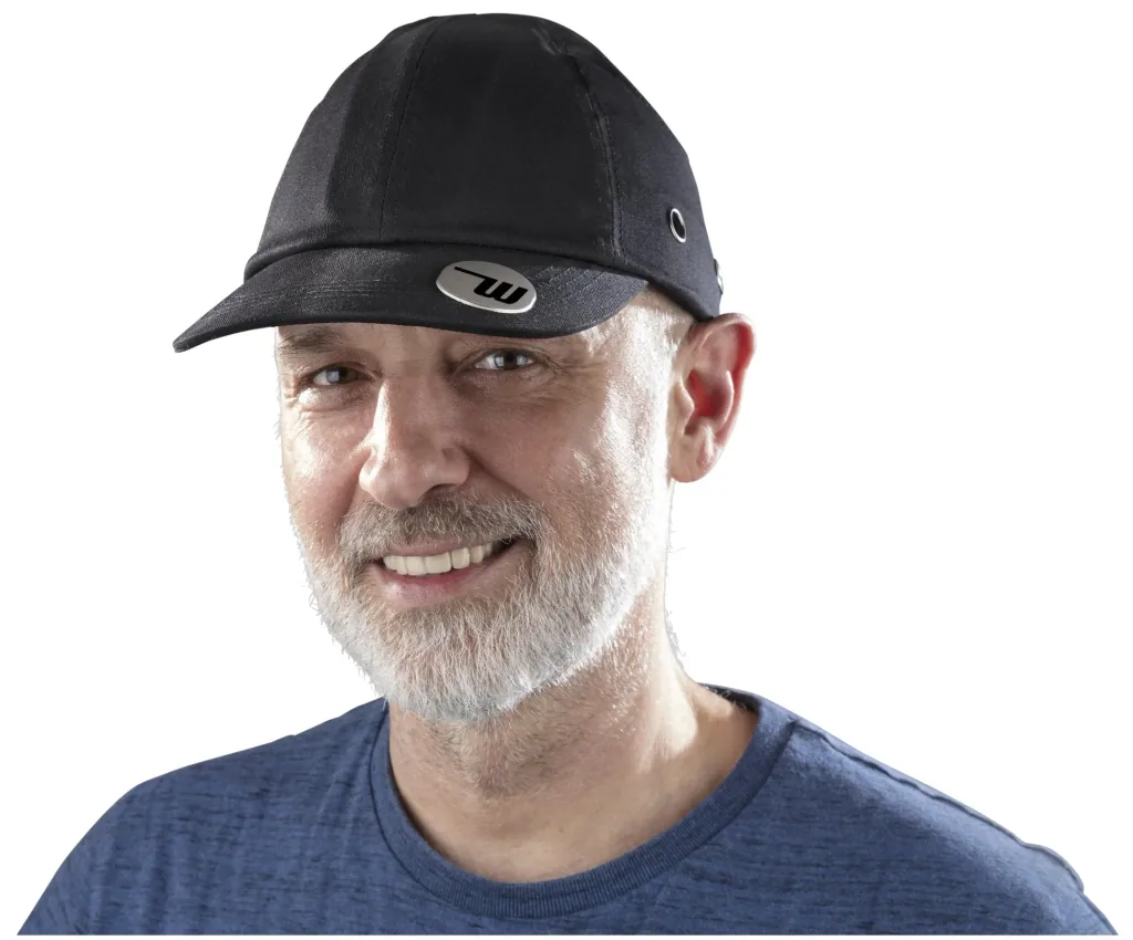 Black safety cap with integrated bottle opener