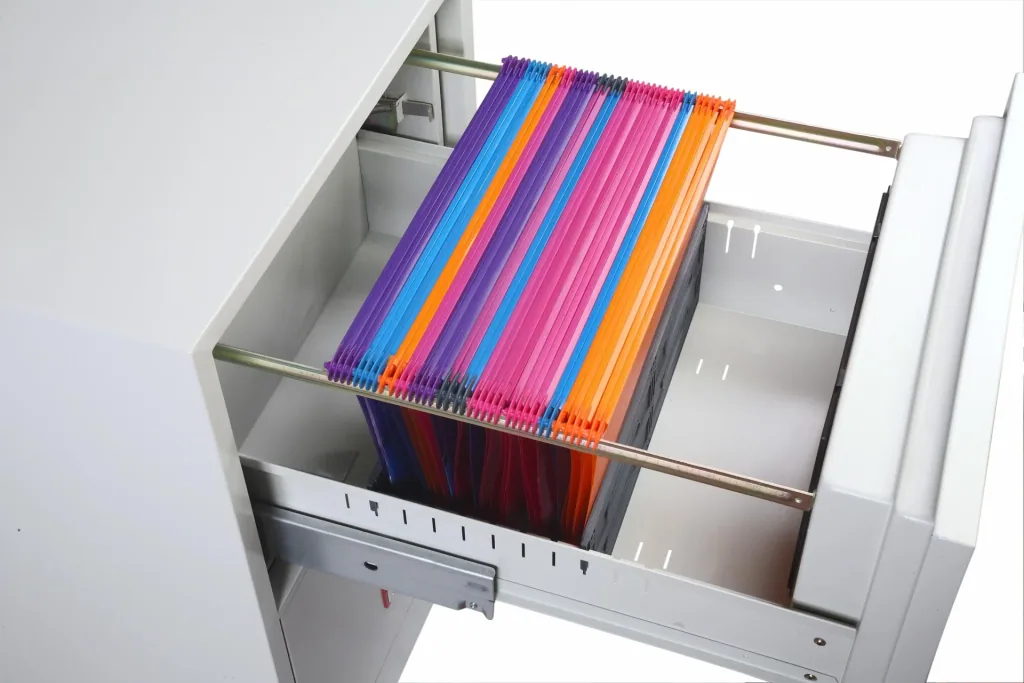 World Class Vertical Fire File filing cabinet with 2 drawers and electronic lock