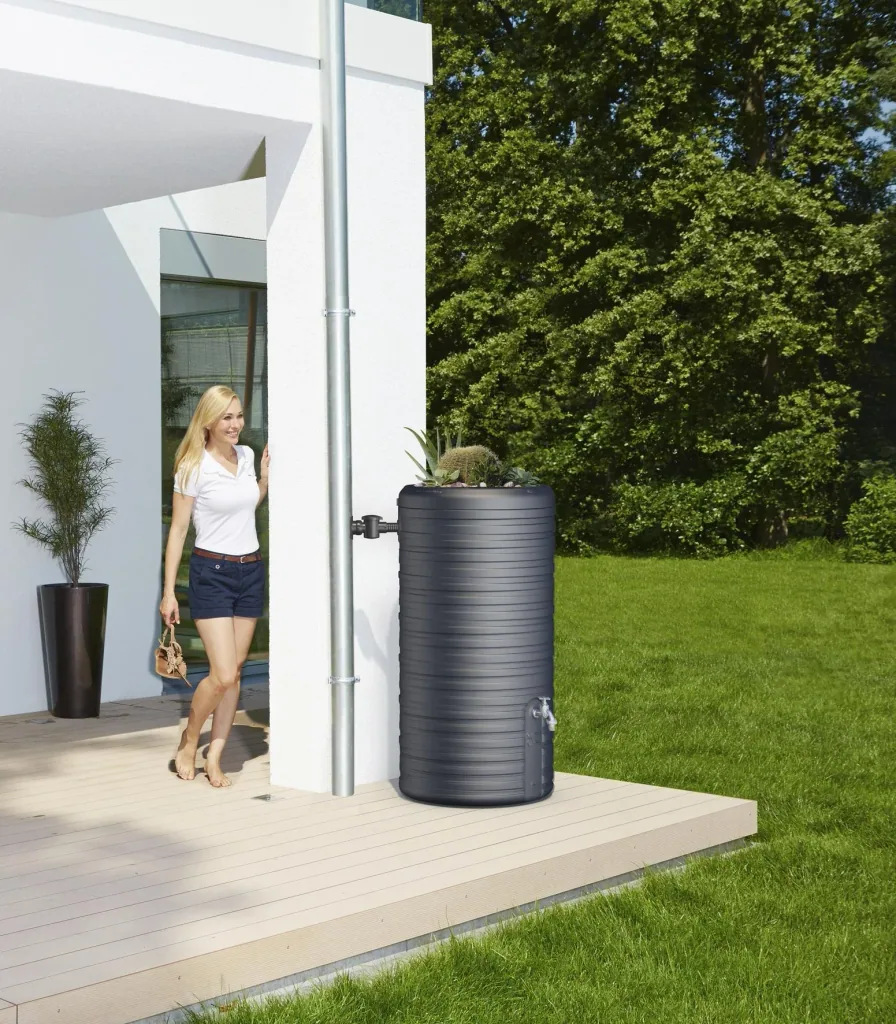 Regenspeicher / Regentonne NORDIC 2in1 300 L, graphite grey