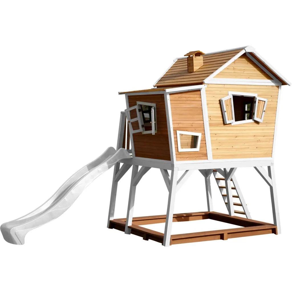 Max Playhouse Brown/White - White Slide