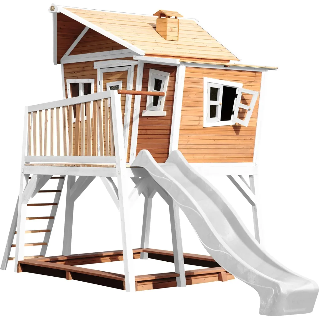 Max Playhouse Brown/White - White Slide