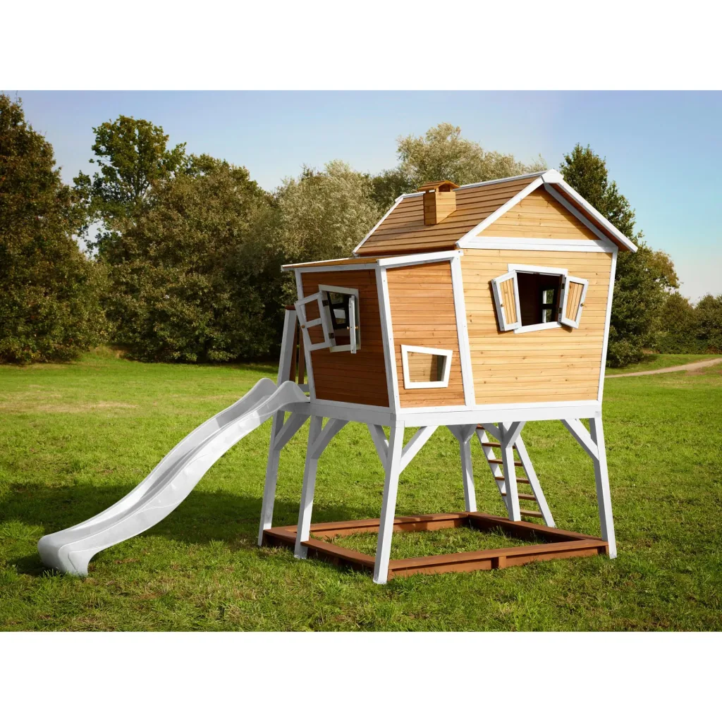 Max Playhouse Brown/White - White Slide