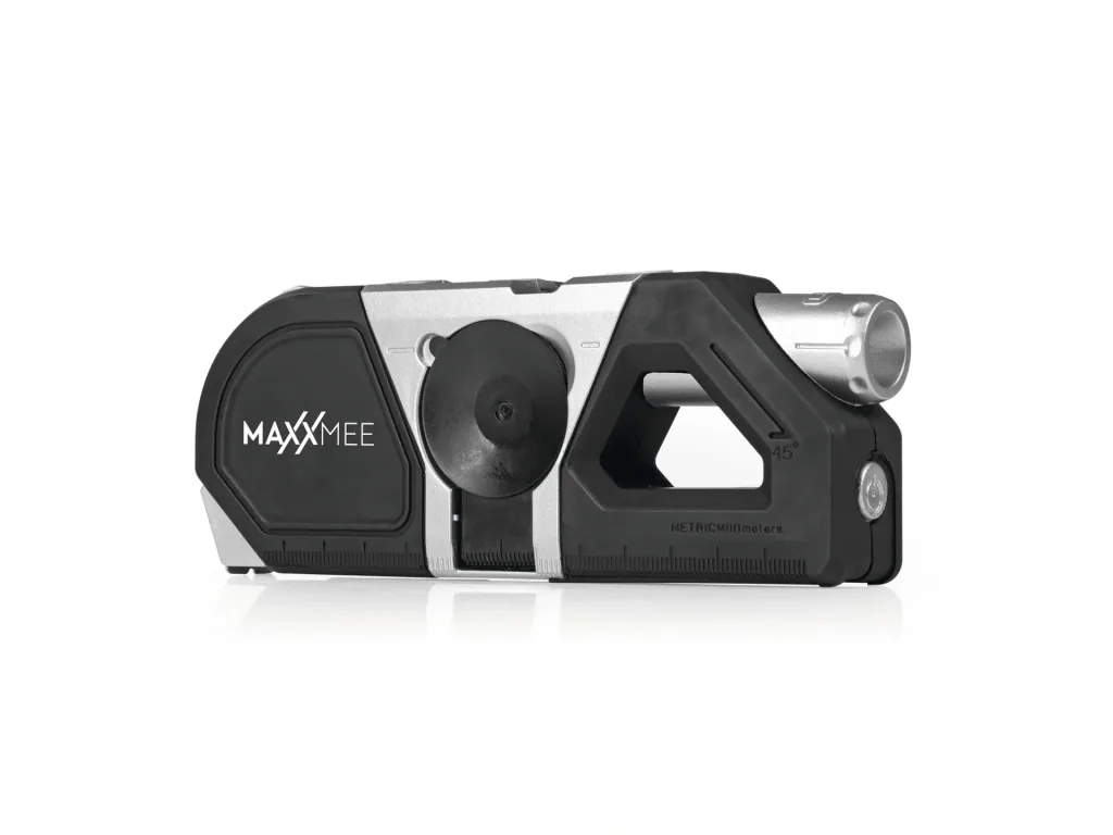 Laser scale 3 in 1, 3 Volt, black/silver