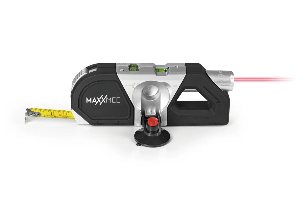 Laser scale 3 in 1, 3 Volt, black/silver