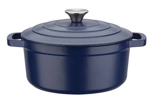 Cooking pot, approx. 24 cm, approx. 3.8 l made of cast iron Blue Magic