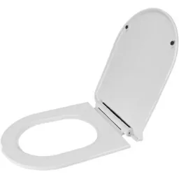 Ultra-flat toilet seat - quick installation system