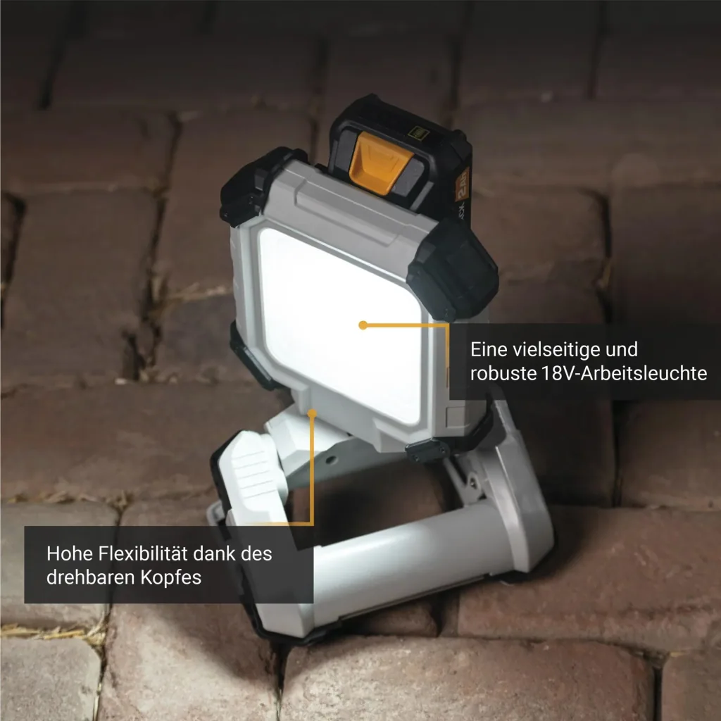 Maxxpack 18V accusnoerloze LED-werklamp (zonder accu en lader)