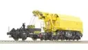Railway slewing crane EDK 750 of the German Federal Railway with real operating functions digitally controlled