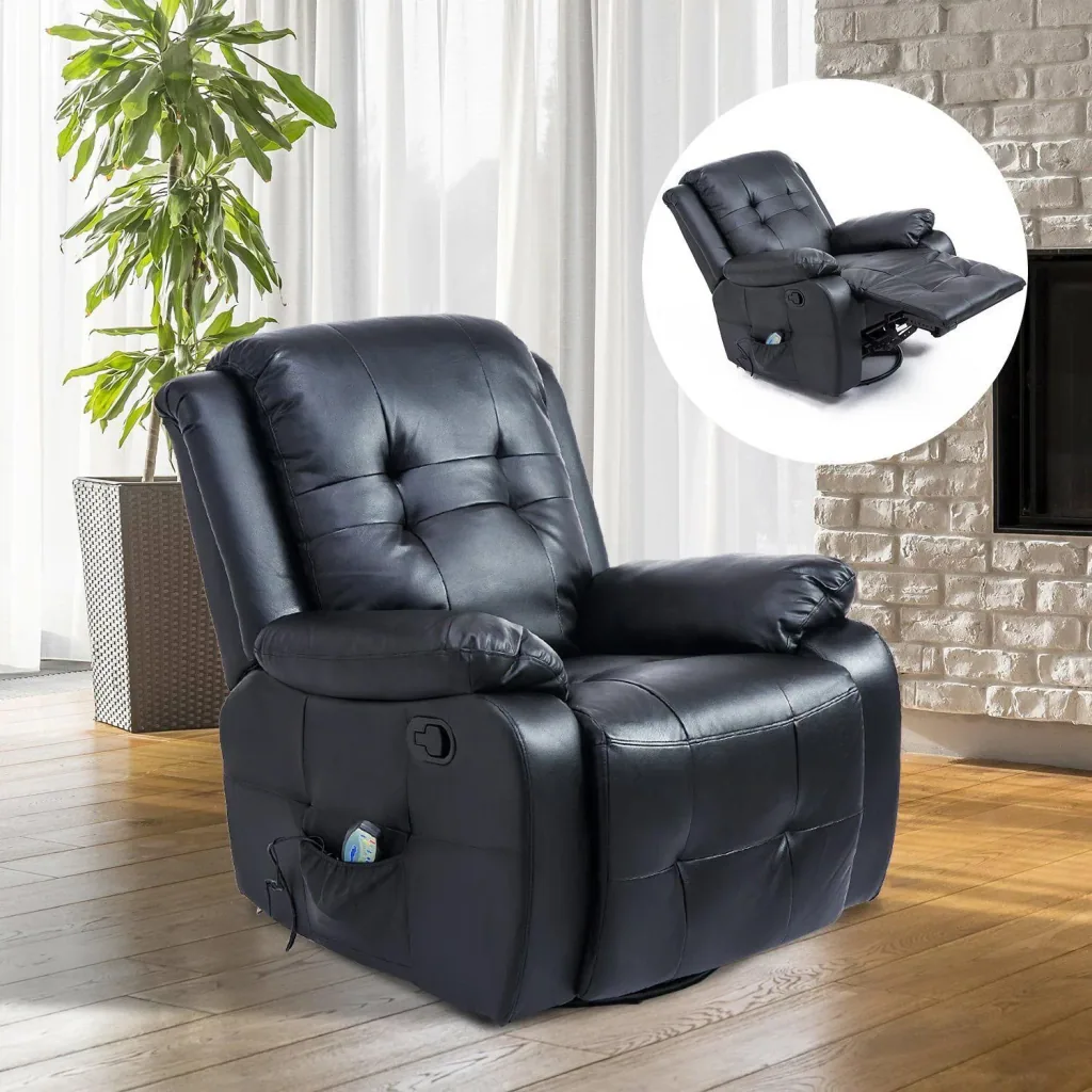 Massage chair with heat function