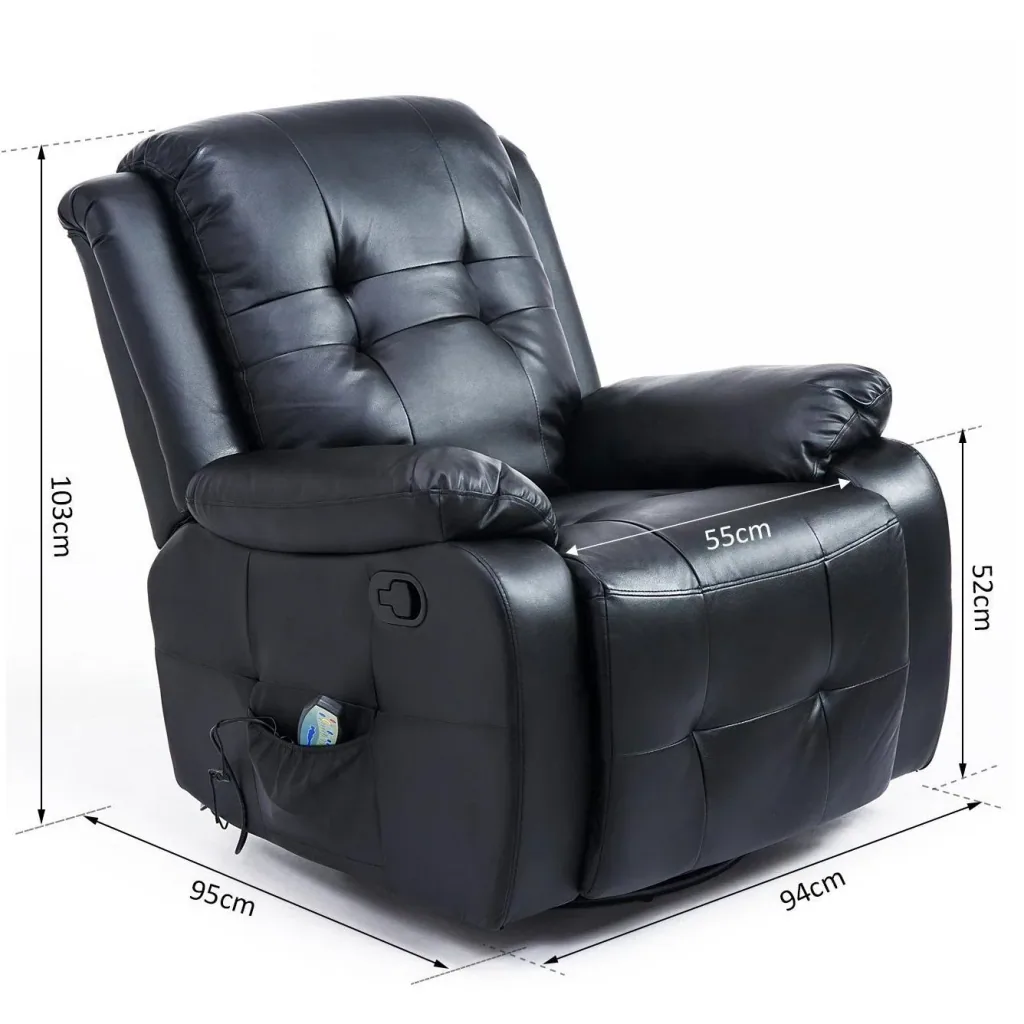Massage chair with heat function