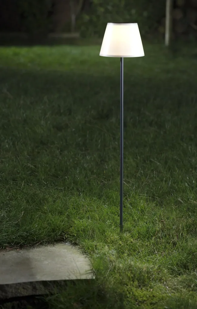 Solar garden light 2in1 in warm white and color change