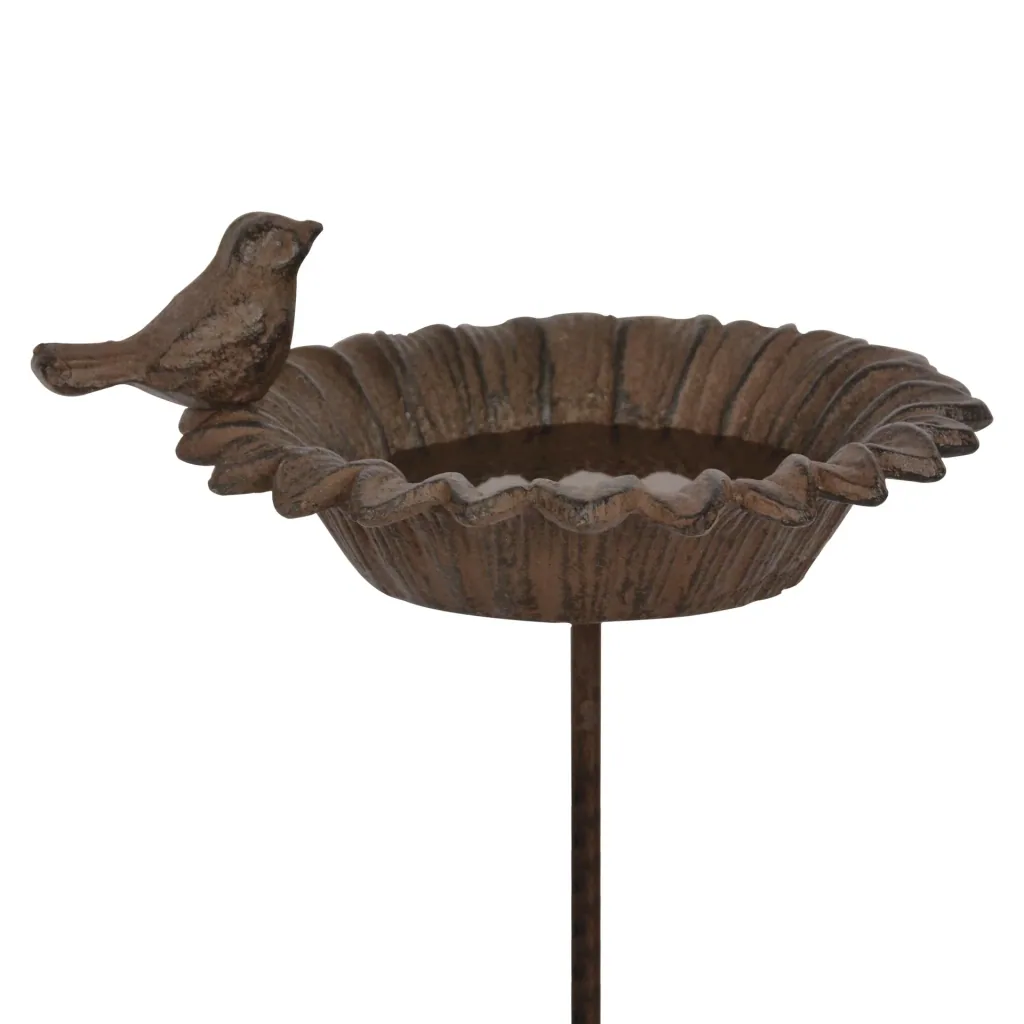 Birdbath with stick